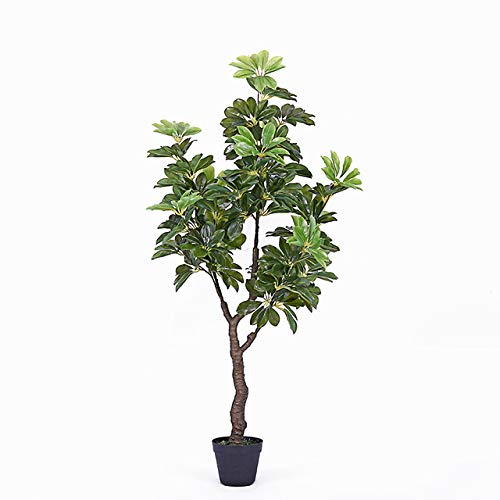 TOMHY artificial 130/145cm duck palm bonsai fake tree greenery artificial plant home decor fake plants with pot house plants bonsai : 130cm with pot