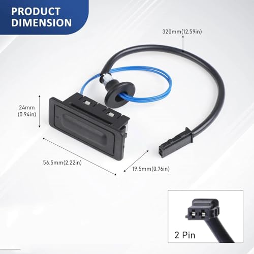 Interruptor de puerta trasera para maletero Chevrolet Sonic: Viajes sin estrés 5