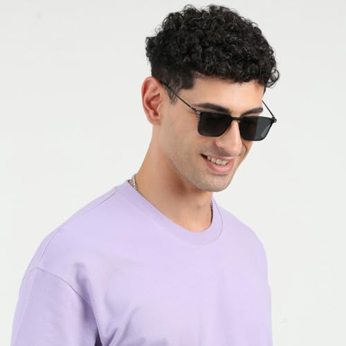 Image of HASHTAG EYEWEAR Stylish Magnetic Clip-On Sunglasses for Men and Women | Polarized UV Protection | Detachable Eyewear | Anti-Glare Clip On for Driving | Fashionable Shades