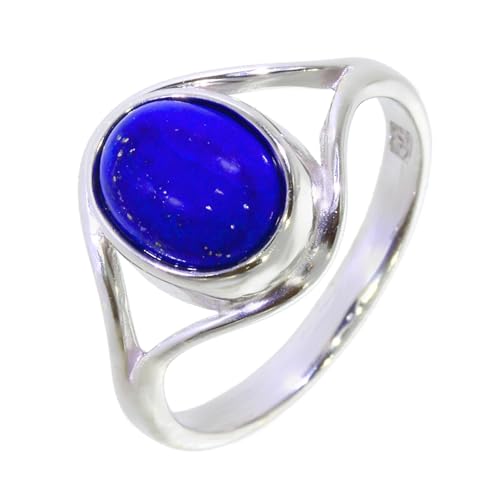 Artipol Bague fabr.européenne style français. Argent rhodié Lapis-lazuli naturelle - modèle 3023-LL, taille 54