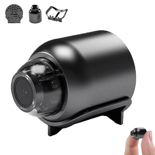 Mini Spy Camera, HD 1080p, 140° Wide Angle, Night Vision, Motion Detection, WiFi, TF Card Slot, 34mm x 40mm