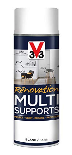 V33 Peinture Rénovation Multi-supports - Blanc satin 400ml