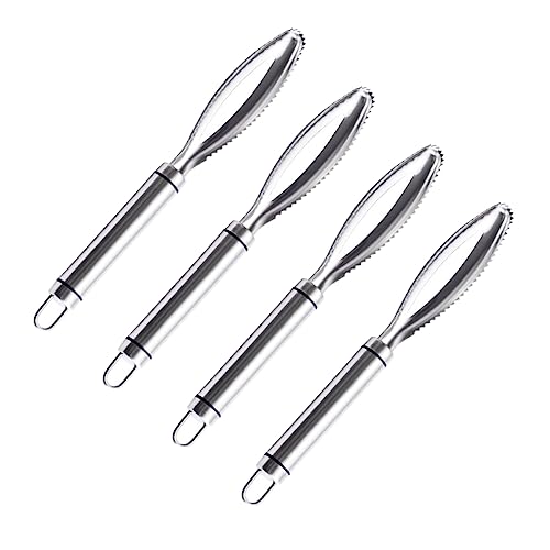 OUNONA 4Pcs Fish Scraper Set