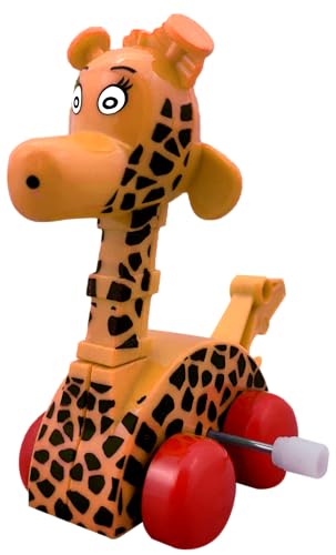 Image of Negi Wind-Up Toy Set of 3 Animal Models, BIS Approved Safe Toys for Kids, Fun Moving Figures with Forward Motion & Head Action, Durable Plastic Wind-Up Playset for Boys & Girls, Multicolor