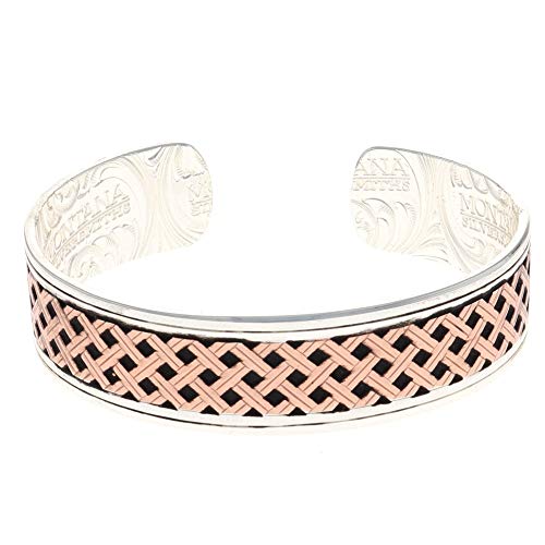 Montana Silversmiths Mens Legacy Weave Bracelet