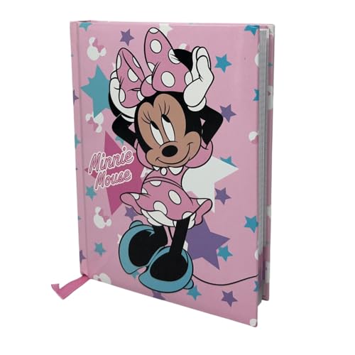 CARTOON Diario scuola Minnie Disney non datato agenda 10 mesi per bambini scuola primaria elementari medie