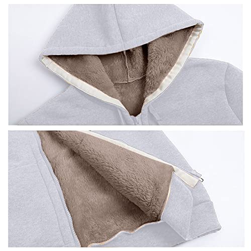 Rmxei Coats For Women,Womens Winter Coats Trench Coats For Women Winter Coats For Women Fleece Jacket For Women Jean Jacket Women Plus Size Lined Fleece Plaid Shirt Jacket(Light Gray,3Xl) #TOP4