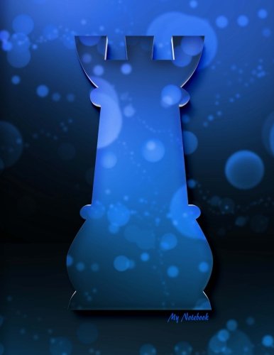 My Notebook: Chess Piece Design: Rook Notebook/Journal with 110 Lined Pages (8.5 x 11)