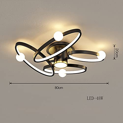 Lampe d'îlot de cuisine suspendue LED fleur pour table de salle à manger