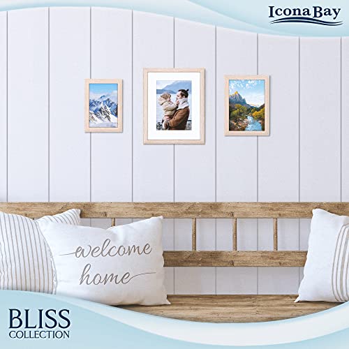 Icona Bay BLIS-5X7PS-LOK1 5X7 Light Oak Picture Frame thumb #4