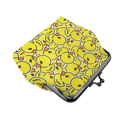 rubber duck Kiss Lock Coin Change Wallet Purses for Women3