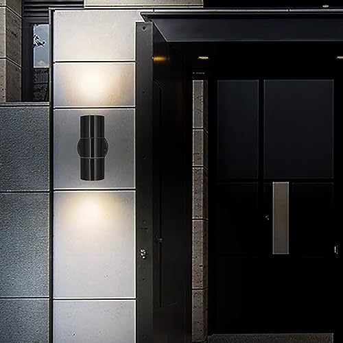 Body-Plus Up Down Outdoor Wall Lights, GU10 Fittings Up Down Lights Stainless Steel Outdoor Wall Lights Mains Powered - Image 2