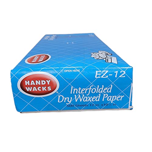 EZ12C, 12x10-3/4-Inch Interfolded Medium Grade Dry Waxed Paper, Waxed Wrap Deli Paper Sheets (1) - Image 3