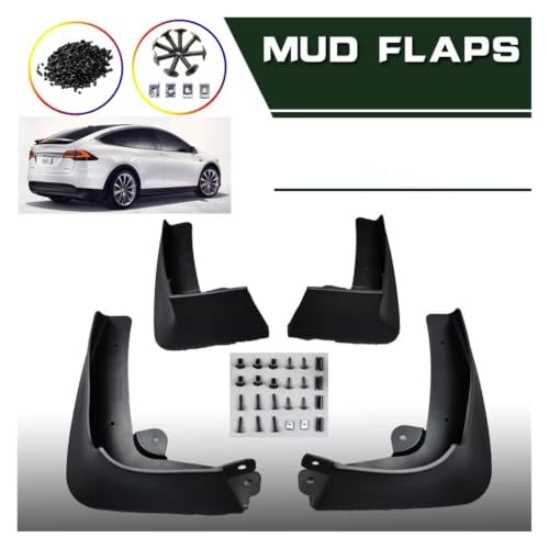 Évitez les rayures avec les bavettes garde-boue pour Tesla Model X 2015-2022 - 4