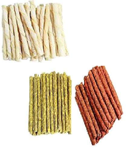 Hanu Best Combo Offer Dog Chew Munchy Sticks Chicken Flavor (250gm) & Dog Chew Munchy Sticks Mutton Flavor (250gm) & Calcium Stick (250gm) for Puppies & Dogs .750-033 (B08XJZPLCL) Amazon Price History, Amazon Price Tracker