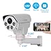 Produktbild Jennov POE PTZ IP Kamera 5MP Super HD H264+ Überwachungskamera 260° schwenkbar 60° neigbar 4X Fach Zoom mit Bewegungserkennung IR Nachtsicht IP66 wasserdicht Video & Audio Fernzugriff für Innen Außen