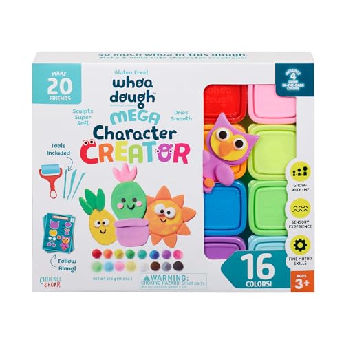 Chuckle & Roar Whoa Dough Playdough Character Creator Sensory Dough Kit