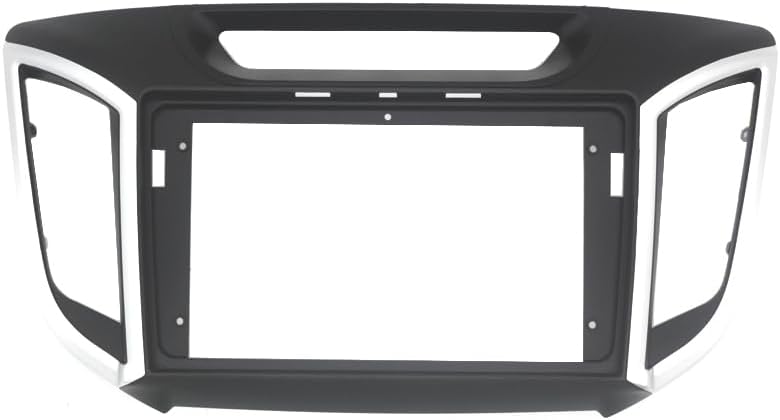 2 Din Car Radio Fascia Compatible with Creta IX25 2015-2019 Auto Stereo Audio Player DVD Panel Dash Kit Frame Center Console Holder(9 inch,Fascia)
