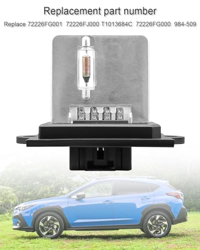 Image of HVAC Blower Motor Resistor Fit for Subaru Crosstrek 2016-2018 Forester 2008-2018 Impreza 2007-2017 R XV Sport WRX Replace 72226FG001 72226FJ000 T1013684C 984-509