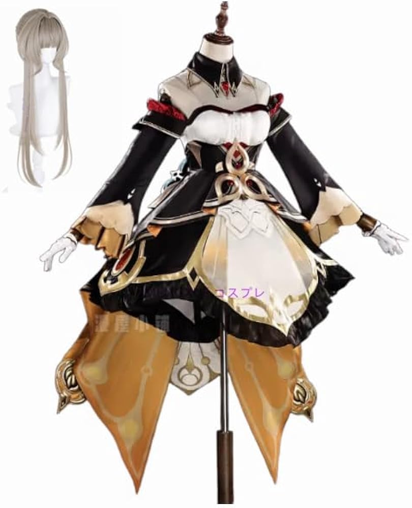 原神　サンドローネ　コスプレ衣装　傀儡　 執行官コスチューム　ウィッグ Amazon.co.jp: 原神 げんしん ファデュイ執行官「傀儡」サンドローネ