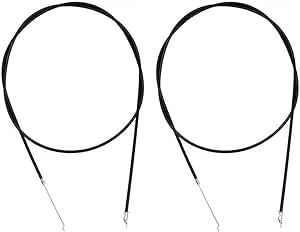 2PCS Universal Throttle Control Cable For Lawn Mower Briggs Stratton Victa Rover