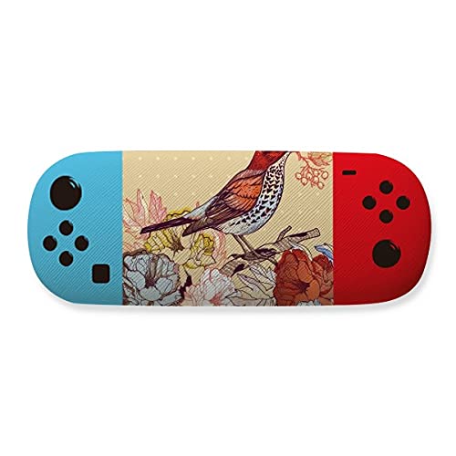Étui à lunettes oiseaux fleurs fruits boîte rigide lunettes