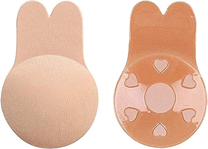Cotton Nipple Cover for Women and Girl use for Wedding, Parties, Traveling Silicone Premium Ultra Thin Invisible & Skin Friendly Adhesive Up to 12 Hrs Sticking Capacity (2 pcs) Nude-image-29