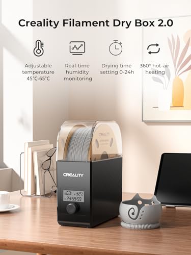 Image of Creality Filament Dryer Box Pro, Upgraded 360 Heating with Fan, Dust & Moisture-Proof Storage, 3D Printer Filament Spool Holder, Dehydrator for 1.75mm /2.85mm PLA PETG ABS TPU
