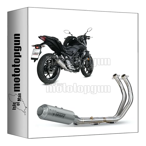 Ligne complete racing Mivv MK3 acier élimine le bridage de la Yamaha YZF R3 2023 2024