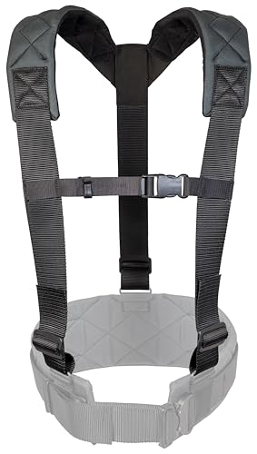 Badger Occidental Leather 420010 Suspenders - Gunmetal