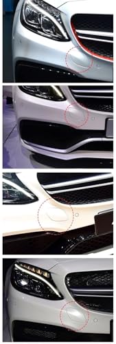 Cache-perçage de crochet avant Mercedes C63 W205 pour sorties circuit