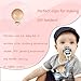 18 Pieces Wood Pacifier Clips Toy Suspender Clips Baby Teething Grasping Suspender Clips Charm DIY Pacifier Holder Clips Pacifier Accessories