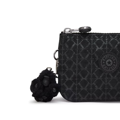 Kipling Creativity S pochettes Signature EMB Black triple compartiment