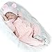 ETRVBSWE Réincarné Nuisettes Kit Peint Sleeping Fille de 22 Pouces Belle Simulation Mode Vivid réel Looking Poupées en Silicone Vinyle Lifelike Enfant en Bas âge poupée avec