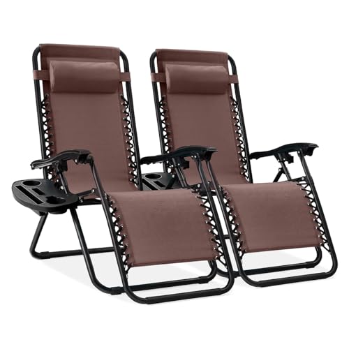 {Tumbonas Plegables Jardin Exterior Tumbonas Plegables EIGFOH Tumbonas Plegables,Tumbonas Jardin Exterior Silla de Playa con Portavasos y Reposacabezas,Silla de Playa Ajustable...