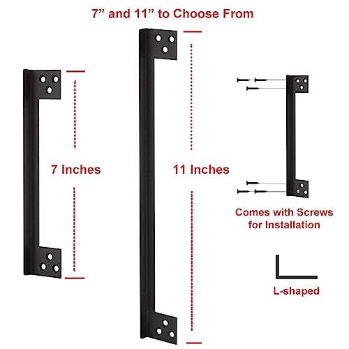 MOSECYOU Door Latch Guard Plate 11", Outswing Door Security Protector Plate by MOSECYOU - Used condition - Image 3