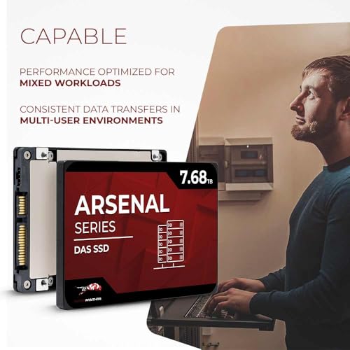 Image of Water Panther Arsenal 7.68TB SAS 12Gb /s 2.5 inch DAS SSD (Renewed)
