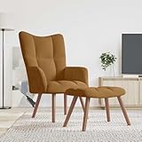 Accenti estetici: con cuciture quadrate sullo schienale e un elegante colore marrone, questa moderna poltrona singola si adatta perfettamente a qualsiasi arredamento e valorizza visivamente la tua casa.