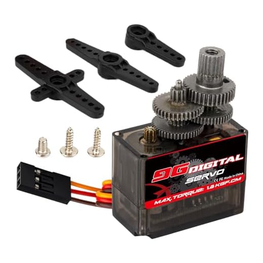 Yplkm Servo Digital Para Juguete RC - Servo Digital Para Juguete RC | Accesorio De Control Remoto Preciso Bajo Ruido 1.4Kg Para Aficionados A Aviones Barcos Drones Robots | Para Aeromodelos Barcos