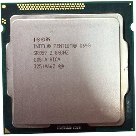 SURYAASYS Pentium Dual-Core Processor G640 2.8 GHz 3 MB Cache LGA 1155 (2nd Generation) (Supports H61 Motherboard)