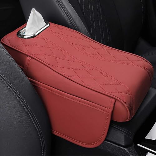 車アームレストカバーに適用 レクサス LBX MAYH10型 2023年12月~ 現行 車用 肘置きカバー 車用ティッシュボックス 保護カバー 多機能アームレストパッド アームレストパッド コンソールボックス保護カバー ポケット付 車の収納ボックス 快適な