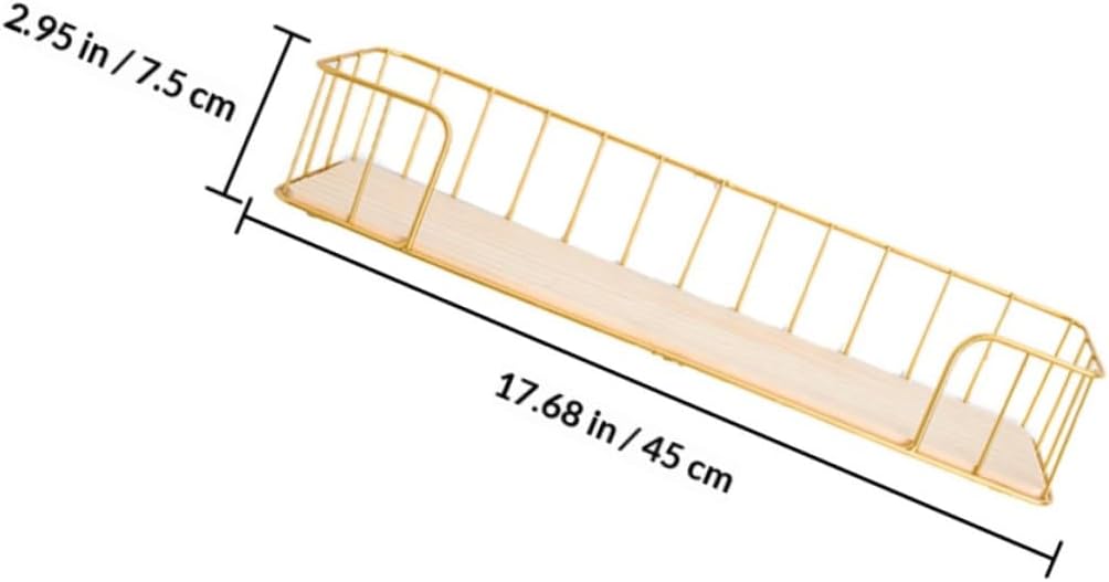 2pcs Iron Plant Stand and Hanging Flowerpot Rack for Succulents Gold Iron Rack Decoration with Small and Large Rectangular Storage Suitable for Balcony and Windowsill Gardening