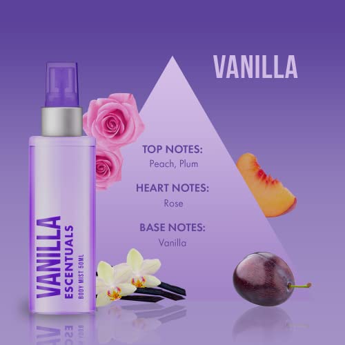 Escentuals Mini Mist Womens Gift Set, Body Mist Fragrance Spray 4 x 50ml - Image 5