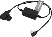 SZRMCC USB-C D-Tap gyors töltőkábel V-Mount Gold-Mount PowerTap kamerához 3