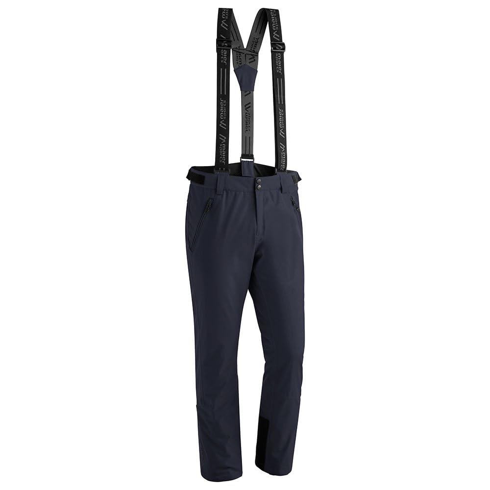 Maier Sports Anton Slim, Enganliegende Herren Skihose, wasserdichte Schneehose, Stretchmaterial und Verstellbarer Bund, PFC-frei, mTHERM Wattierung & mTEX Wetterschutz