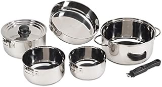 Stansport Heavy Duty - Stainless Steel Clad Cook Set (369)