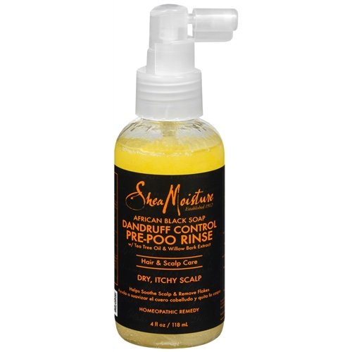 SheaMoisture African Black Soap Dandruff Control Pre-Poo Rinse 4 oz (118 ml) (Pack of 1)