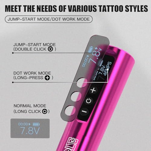 Image of Wormhole Wireless Tattoo Gun Kit for Permanent Makeup and Fine Line Work
