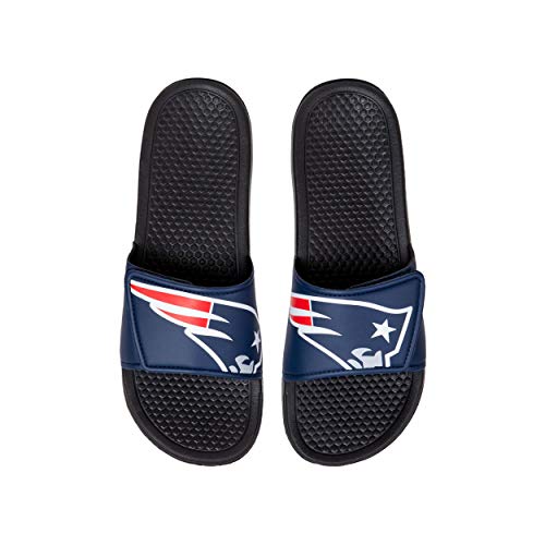 NFL New England Patriots Unisex Big Logo Slide-Big Logo Slde, New England Patriots, Medium