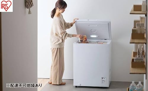 冷凍庫 上開き冷凍庫 142L ICSD-14B-W ホワイト アイリスオーヤマ 142L
